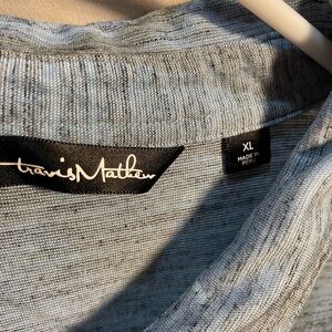 TravisMathew Gray Knit Shirt XL